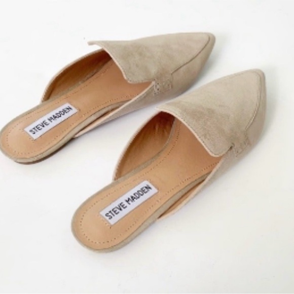 Steve Madden Scip Suede Mules Size 8.5 - Picture 2 of 3